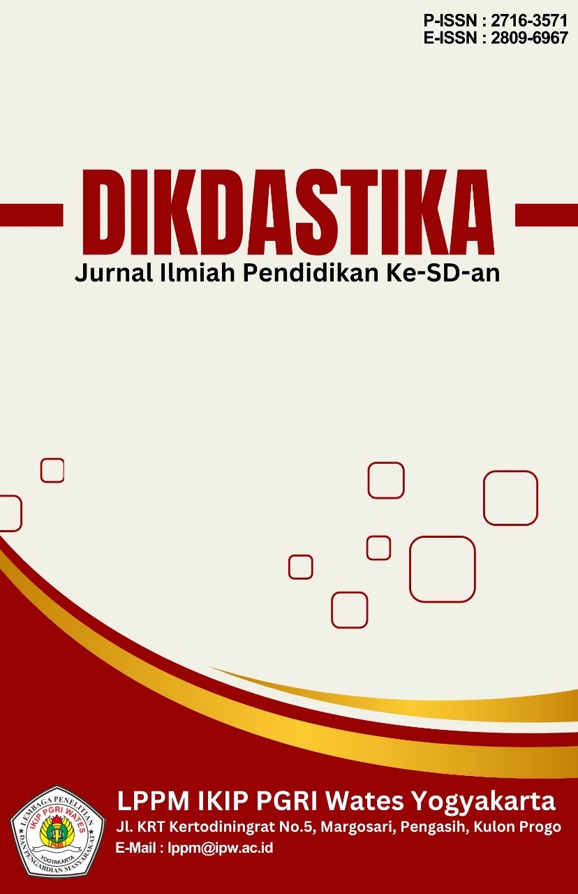 					View Vol. 14 No. 1 (2026): DIKDASTIKA: Jurnal Ilmiah Pendidikan ke-SD-an
				